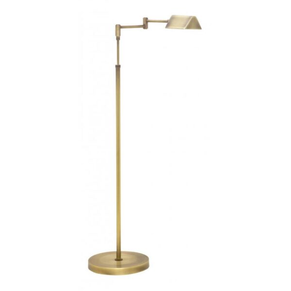 House of Troy Delta LED Task Floor Lamp D100 AB