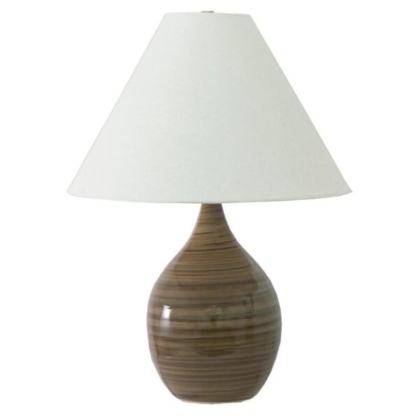 House of Troy Scatchard Stoneware Table Lamp GS300 WG