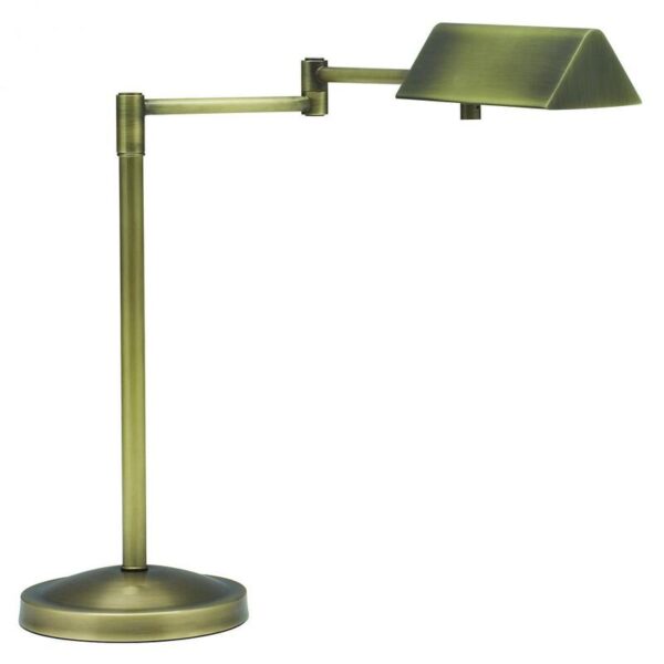 House of Troy Pinnacle Halogen Swing Arm Desk Lamp PIN450 AB