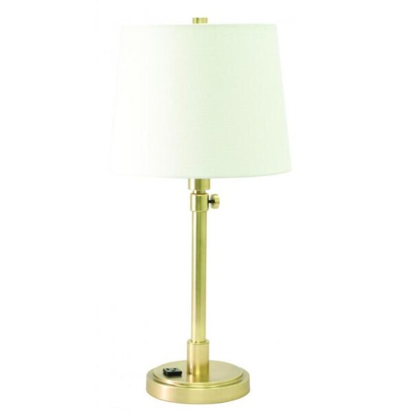 House of Troy Townhouse Adjustable Table Lamp with Convenience Outlet TH751 RB
