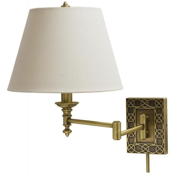 House of Troy Swing Arm Wall Lamp WS763 AB