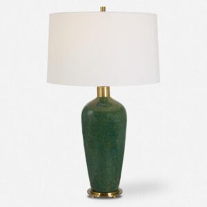 Uttermost Verdell Green Table Lamp 30226