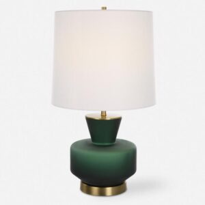 Uttermost Trentino Dark Emerald Green Table Lamp 30232 1
