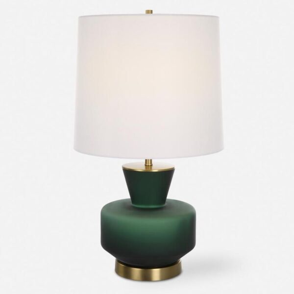 Uttermost Trentino Dark Emerald Green Table Lamp 30232 1