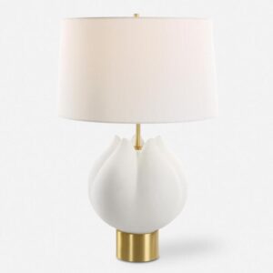 Uttermost in Bloom White Table Lamp 30257 1