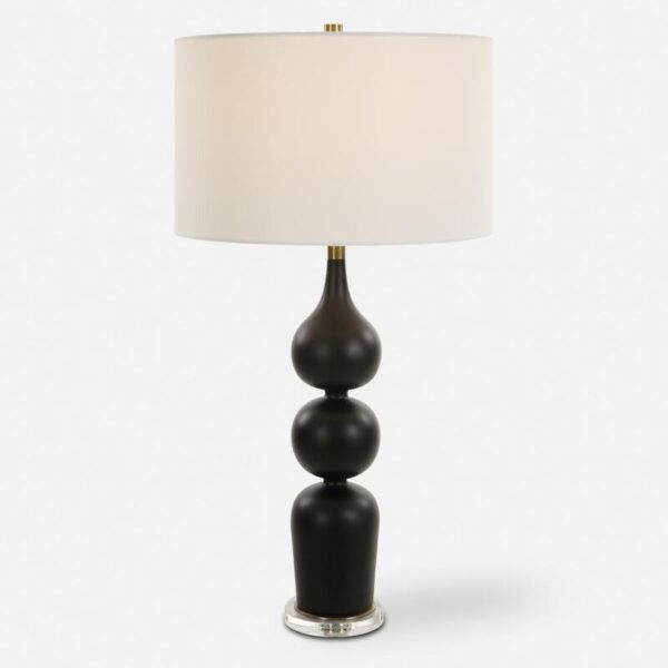 Uttermost Caviar Black Table Lamp 30260