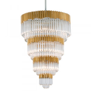 Corbett Charisma Chandelier 220 717 GL SS