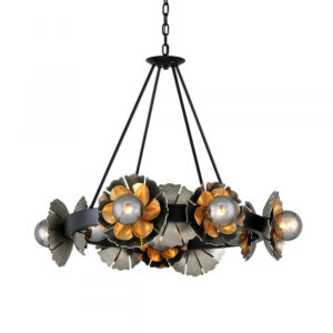 Corbett Magic Garden Chandelier 278 010 SBK SSL OWG