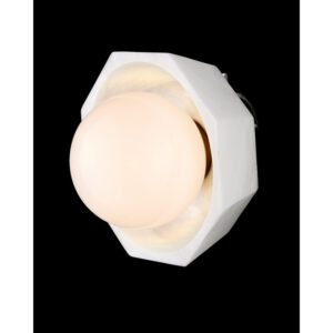 Currey Waystone White Wall Sconce 5000 0269