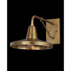 Currey Mariner Brass Outdoor Wall Sconce 5500 0055