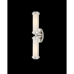 Currey Bowland Nickel Bath Wall Sconc 5800 0043