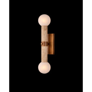 Currey Beatrix Beige Bath Wall Sconce 5800 0047