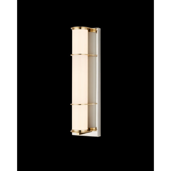 Currey Blaine Nickel Bath Wall Sconce 5800 0062