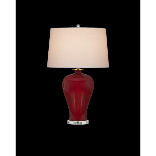 Currey Imperial Red Table Lamp 6000 0932