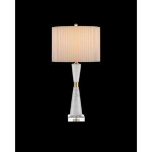 Currey Edelmar White Table Lamp 6000 0973