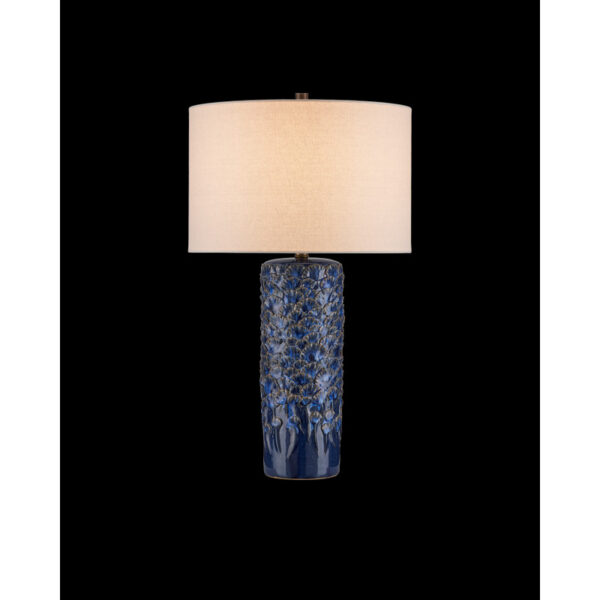 Currey Fairmont Dark Blue Table Lamp 6000 0991