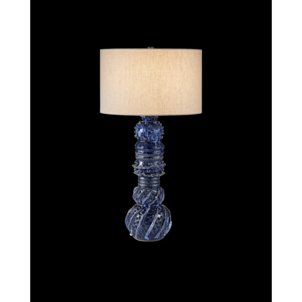 Currey Undersea Dark Blue Table Lamp 6000 0995