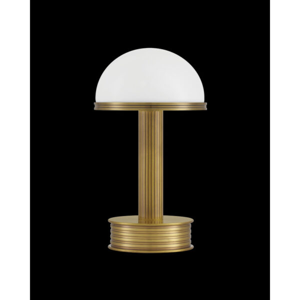 Currey Promenade Brass Cordless Table Lamp 6700 0006