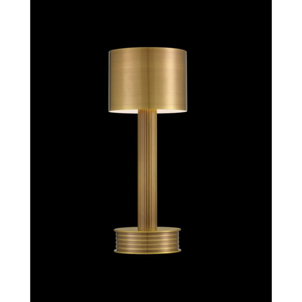 Currey Traverse Brass Cordless Table Lamp 6700 0010