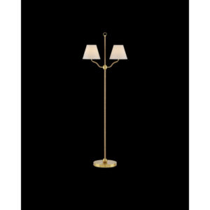 Currey Sirocco Brass Floor Lamp 8000 0116