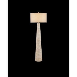 Currey Birdsong Whitewash Floor Lamp 8000 0166