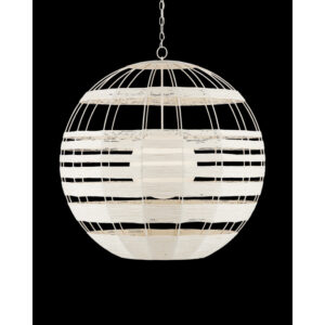 Currey Lapsley White Orb Chandelier 9000 0835