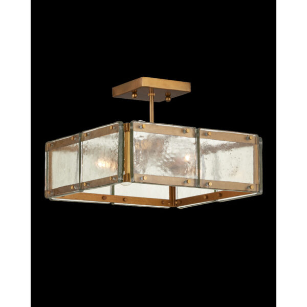 Currey Countervail Square Semi Flush 9000 1196