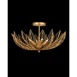 Currey Leaflace Semi Flush Mount 9000 1228