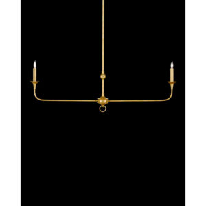 Currey Nottaway Linear Gold Chandelier 9000 1256