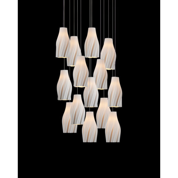 Currey Posh 15 Light Round Multi Drop Pendant 9000 1273