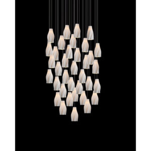 Currey Posh 36 Light Round Multi Drop Pendant 9000 1276