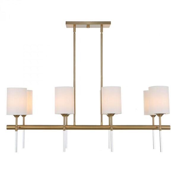 Uttermost Awyr 8 Light Linear Chandelier 21388