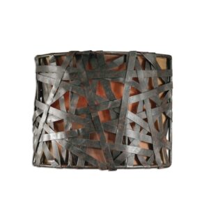 Uttermost Alita 1 Light Black Wall Sconce 22463