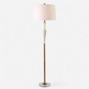 Colette White Stone Floor Lamp 30344 1