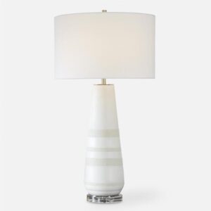 Santino Crackled Ivory Table Lamp 30380 1