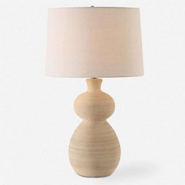 Pueblo Fired Clay Table Lamp 30383 1