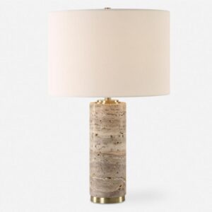 Uttermost Cortado Travertine Table Lamp 30403