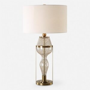 Uttermost Out Of Time Seeded Glass Table Lamp 30405