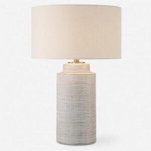 Uttermost Crimp Ribbed Table Lamp 30419