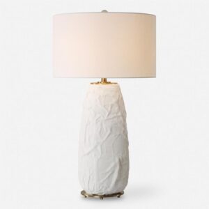 Uttermost Vida White Table Lamp 30421