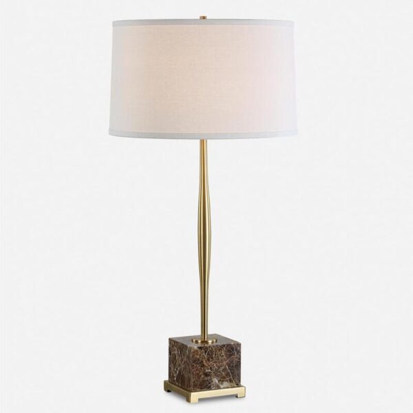 Uttermost Booker Thin Brass Table Lamp 30433