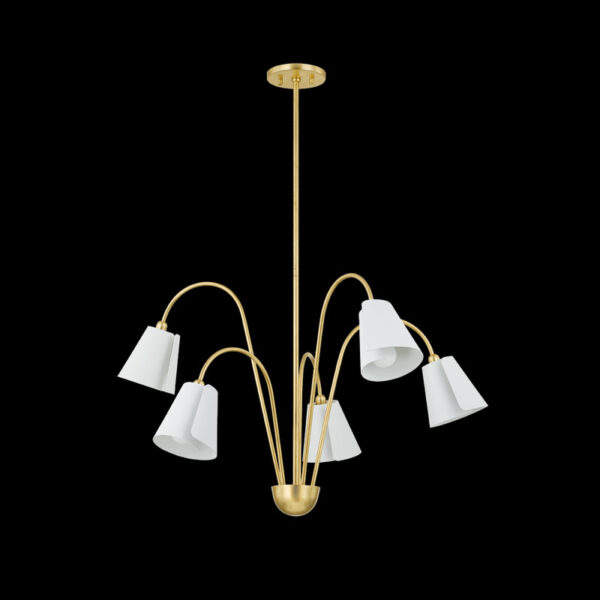 Mitzi Lila Chandelier H852805 GL TWH