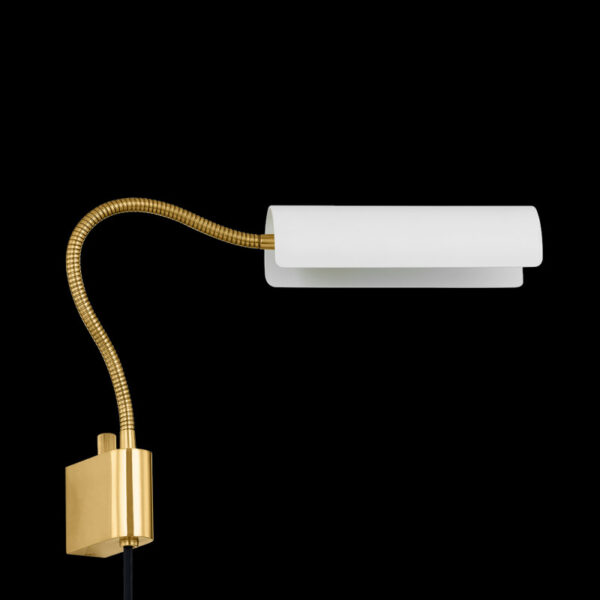 Mitzi Cassandra Plug In Sconce HL842101 AGB SWH