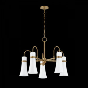 Troy Maple Chandelier F3427 PBR