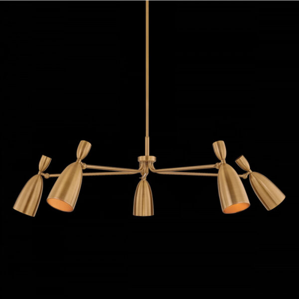 Troy Spade Chandelier F4050 PBR