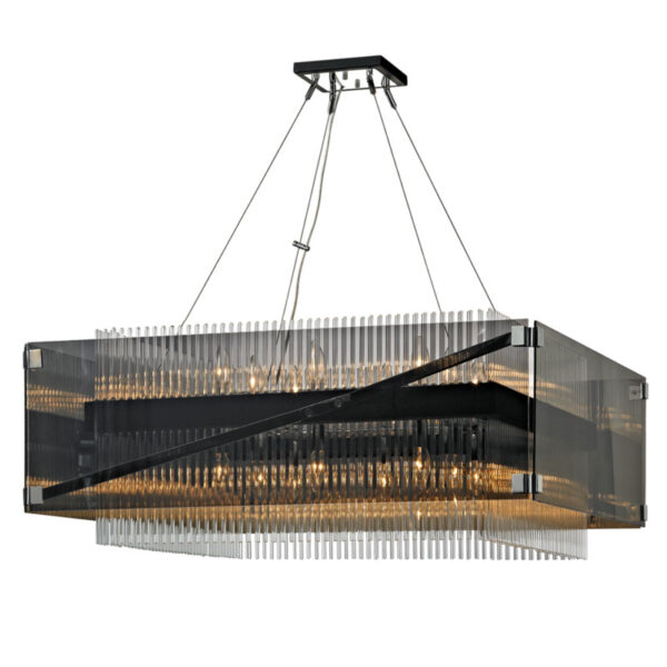 Troy Apollo Chandelier F5907 BRZ PC