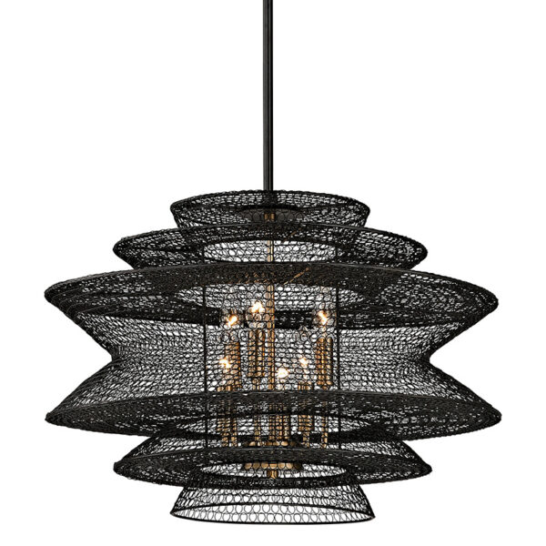 Troy Kokoro Chandelier F6016 SBK