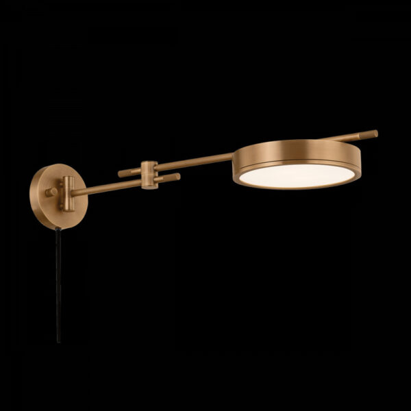 Troy Thatcher Plug in Sconce PTL1705 PBR