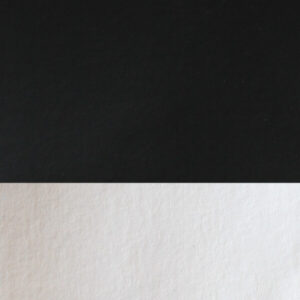 Modified Empire Hardback Lampshade - Black Parchment with soft silver back