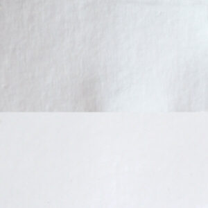 Modified Empire Hardback Lampshade - White Parchment with soft silver back